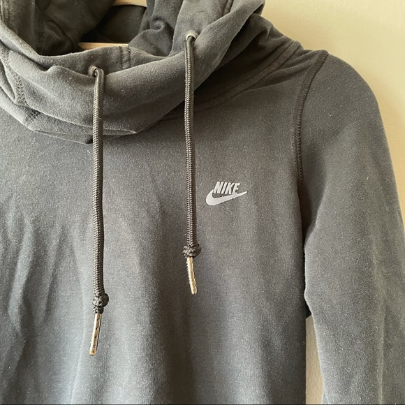 Nike Dri Fit cowl fitted sweatshirt running shirt - Picture 2 of 8